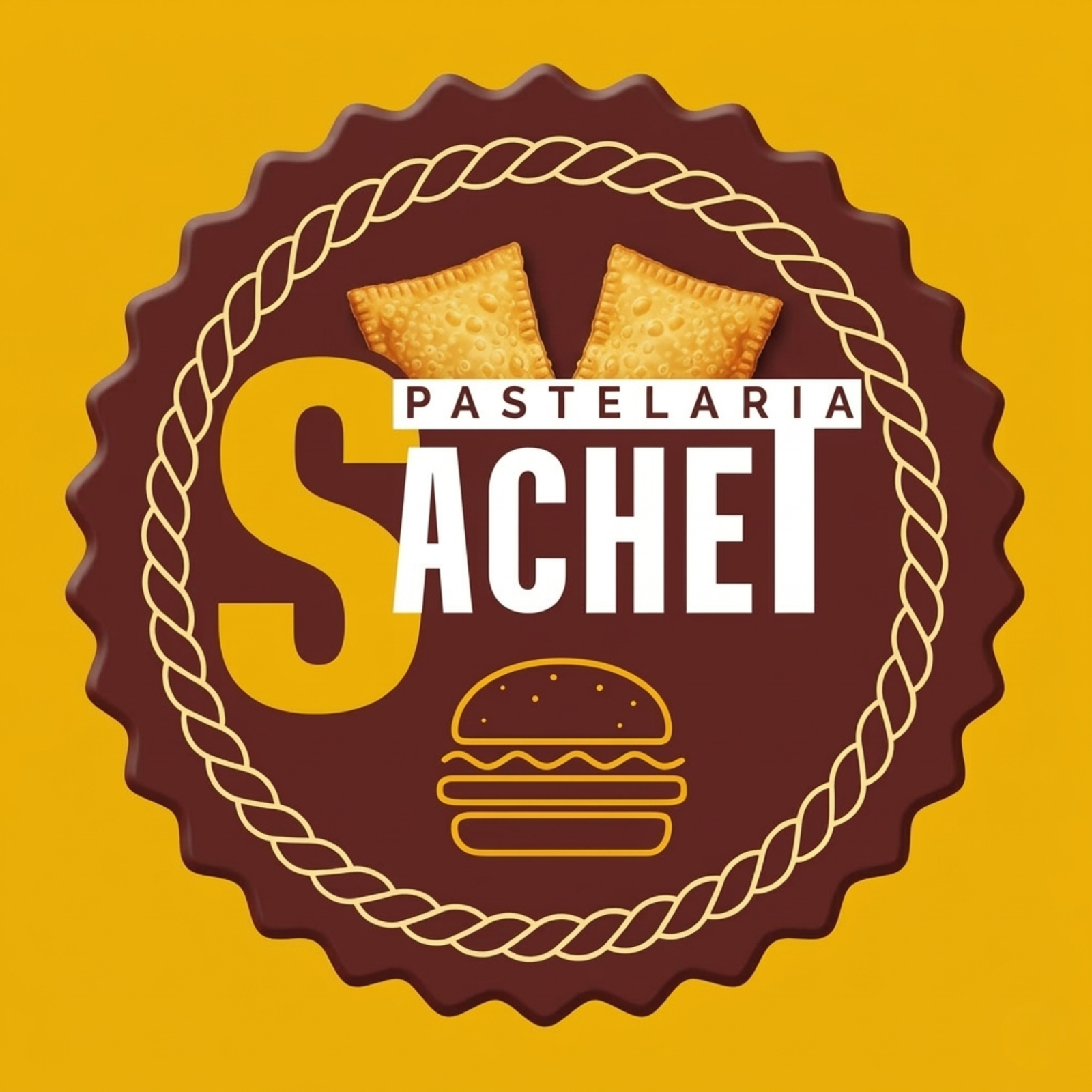 Logo Pastelaria Sachet - Criciúma